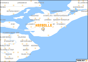 map of Hårbølle