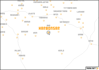 map of Harbonsar