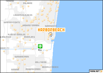 map of Harbor Beach