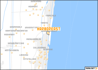 map of Harbor East