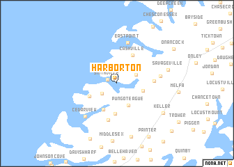 map of Harborton