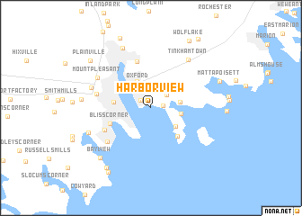 map of Harbor View