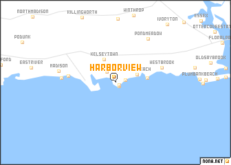 map of Harbor View