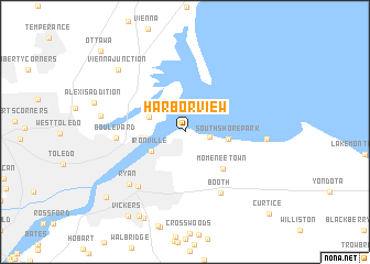 map of Harbor View