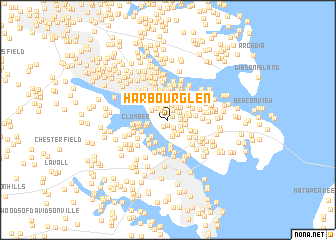 map of Harbour Glen