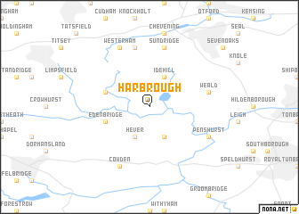 map of Harbrough