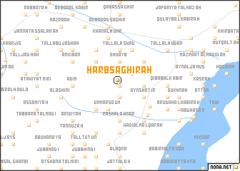 map of Ḩarb Şaghīrah