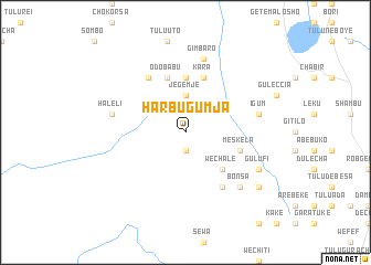 map of Harbu Gumja