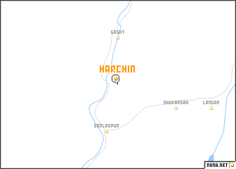 map of Hārchīn