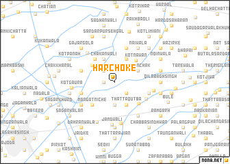 map of Harchoke