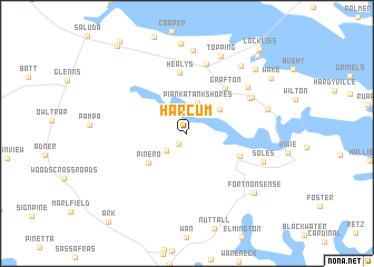 map of Harcum