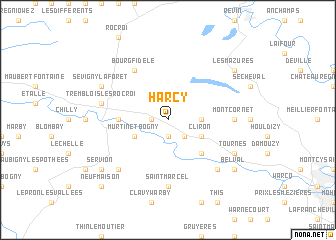 map of Harcy