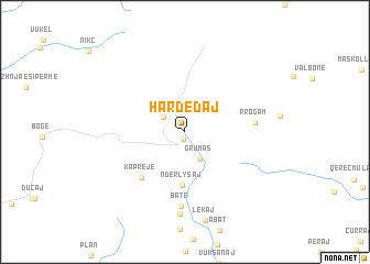 map of Hardedaj