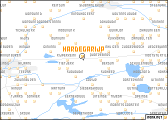 map of Hardegarijp