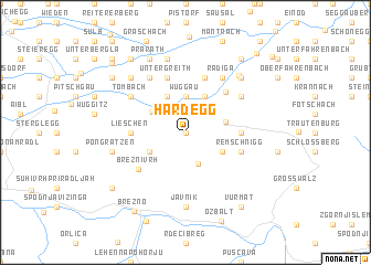 map of Hardegg