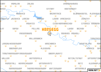 map of Hardegg