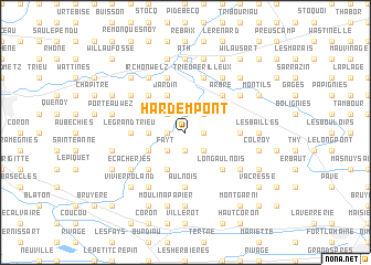 map of Hardempont