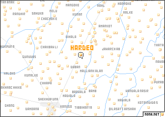 map of Hardeo