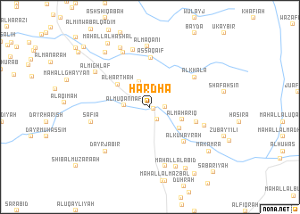 map of Hardha