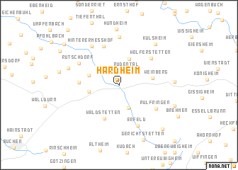 map of Hardheim