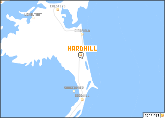map of Hard Hill