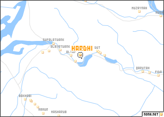 map of Hardhī