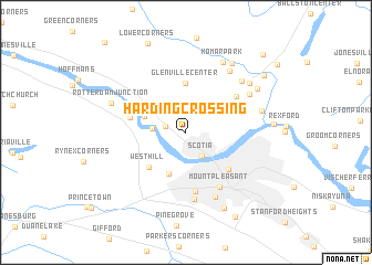 map of Harding Crossing