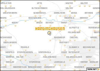 map of Hardinghausen