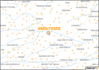 map of Harditpura