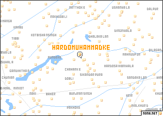map of Hardo Muhammadke
