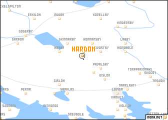 map of Hardom