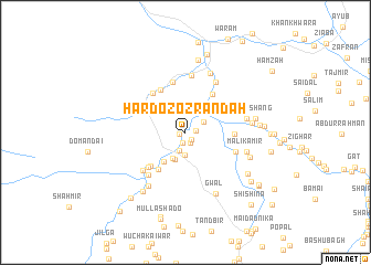 map of Hardozo Zrandah