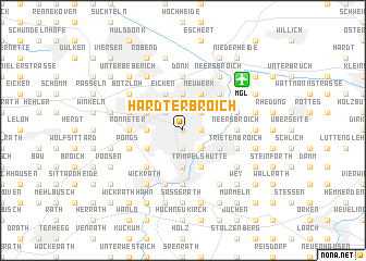 map of Hardterbroich