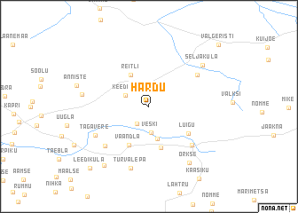 map of Hardu