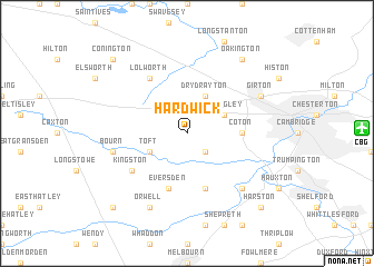 map of Hardwick