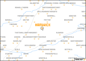 map of Hardwick