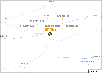 map of Hardy