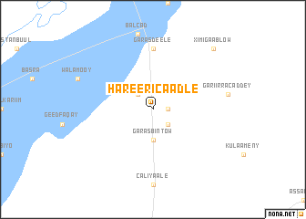 map of Hareeri Caadle