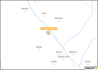 map of Hare Gudī