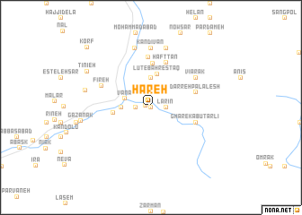 map of Hāreh