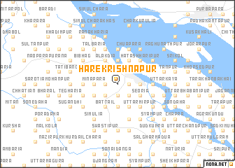 map of Hare Krishnapur