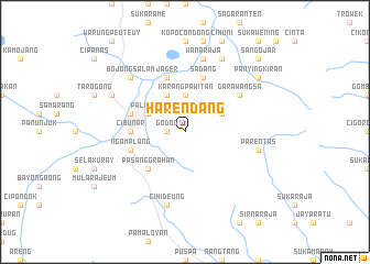 map of Harendang