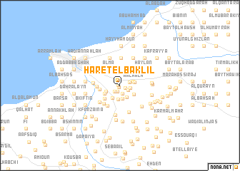 map of Hâret el Baklîl