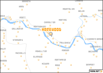 map of Harewood