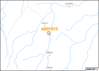 map of Ḩarfayn