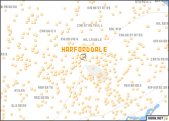 map of Harford Dale