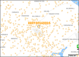 map of Harford Woods