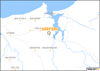 map of Harford