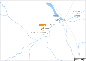 map of Ḩarf