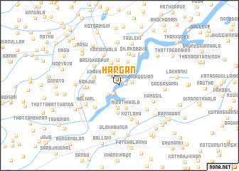 map of Hargan